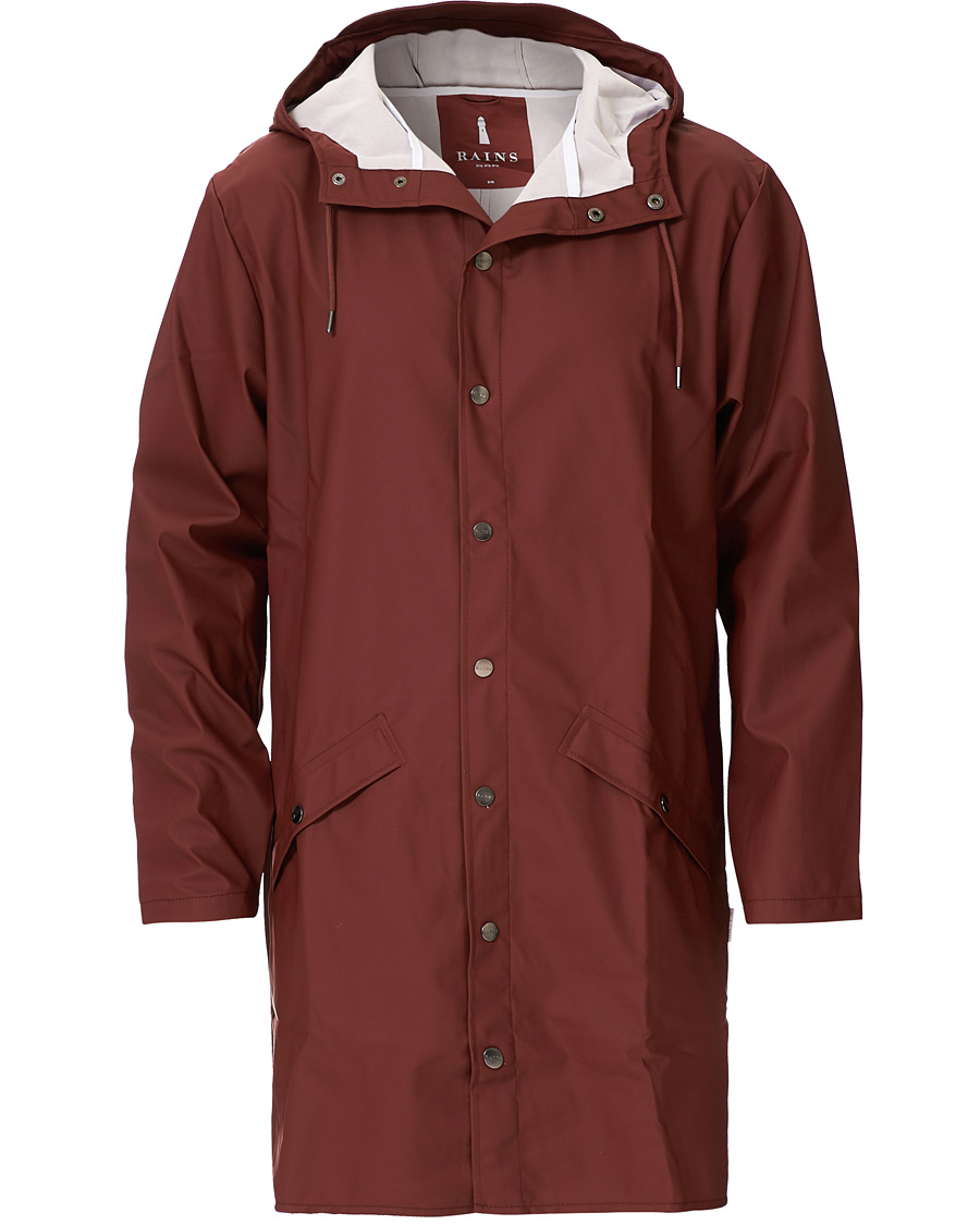 Herren | Jacken | RAINS | Long Jacket Maroon