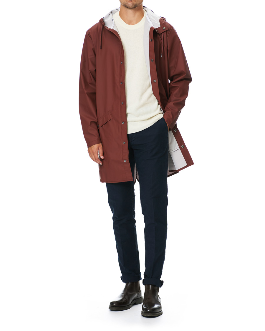 Herren | Jacken | RAINS | Long Jacket Maroon