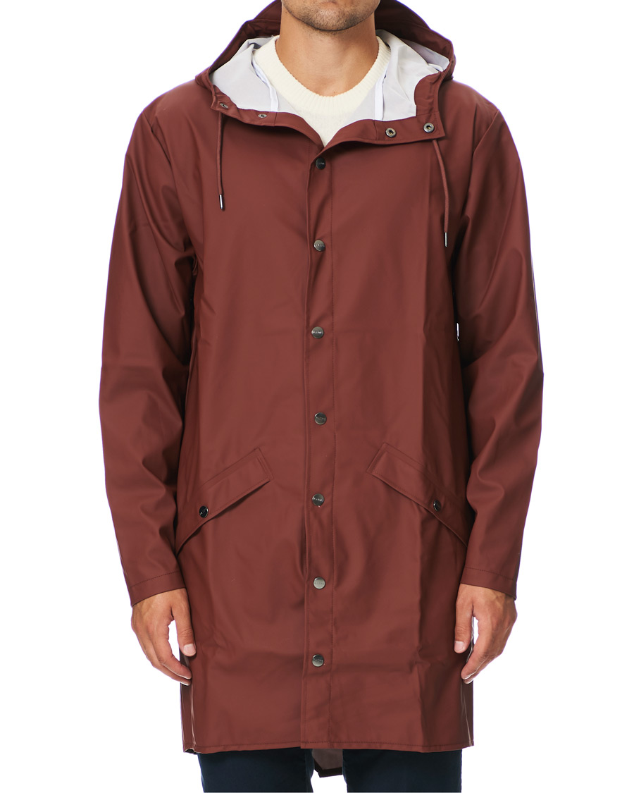 Herren | Jacken | RAINS | Long Jacket Maroon
