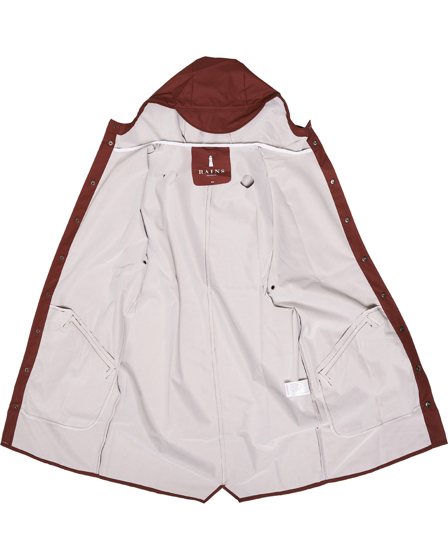Herren | Jacken | RAINS | Long Jacket Maroon