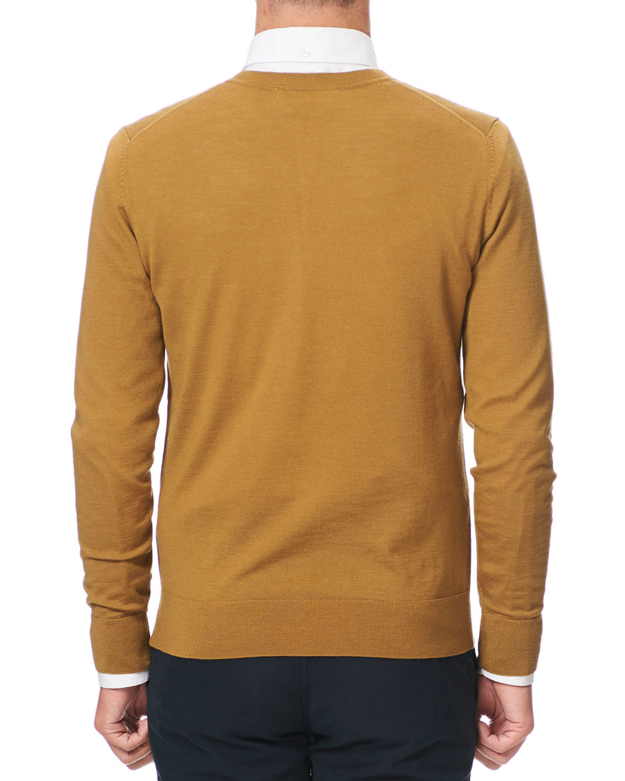 Herren | Pullover | Samsøe Samsøe | Samsøe & Samsøe Flemming Superfine Merino Wool Crew Neck Cumin