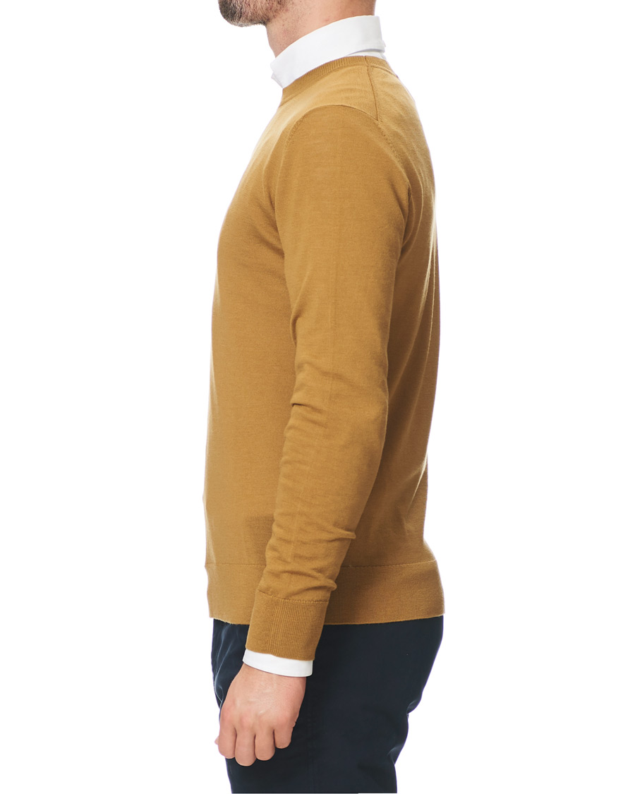 Herren | Pullover | Samsøe Samsøe | Samsøe & Samsøe Flemming Superfine Merino Wool Crew Neck Cumin