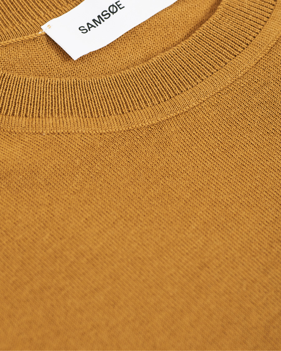 Herren | Pullover | Samsøe Samsøe | Samsøe & Samsøe Flemming Superfine Merino Wool Crew Neck Cumin