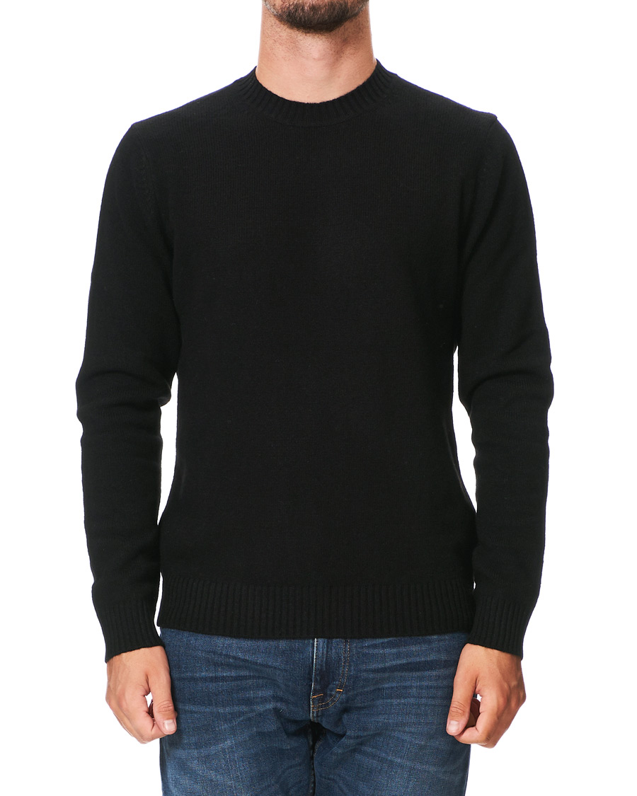 Herren | Pullover | Samsøe Samsøe | Samsøe & Samsøe Sylli Wool Crew Neck Black