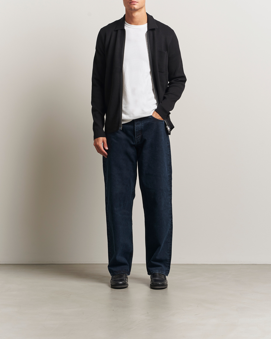 Herren | Pullover | Samsøe Samsøe | Guna Full Zip Black