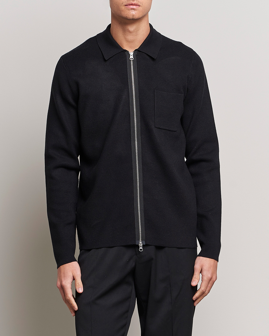 Herren | Pullover | Samsøe & Samsøe | Guna Full Zip Black