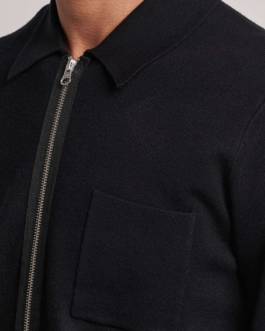Herren | Pullover | Samsøe Samsøe | Guna Full Zip Black