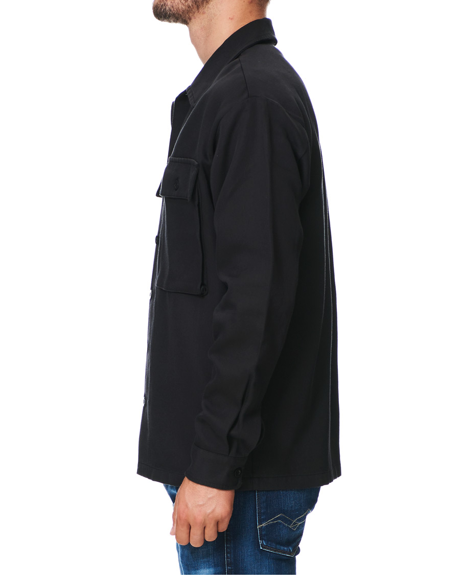 Herren | Hemden | Samsøe Samsøe | Samsøe & Samsøe Vega Lyocell/Cotton Overshirt Black