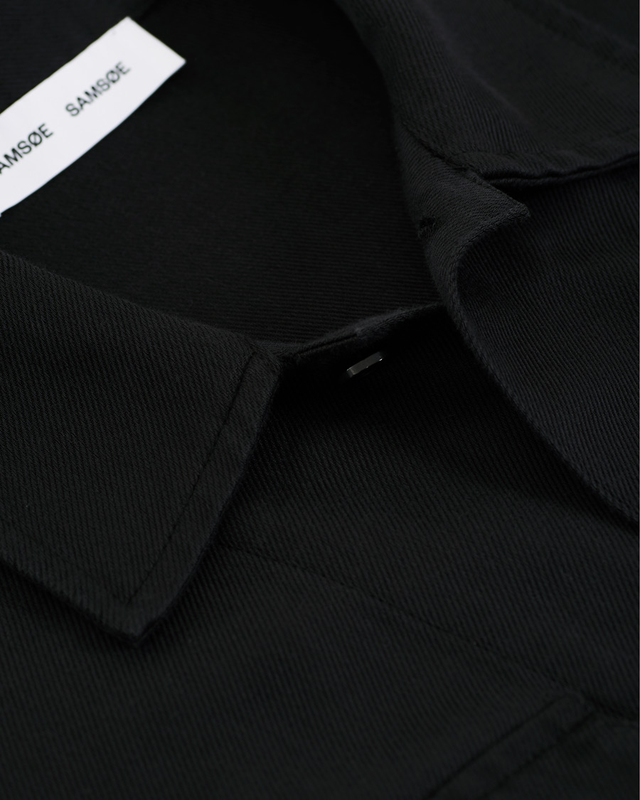 Herren | Hemden | Samsøe Samsøe | Samsøe & Samsøe Vega Lyocell/Cotton Overshirt Black