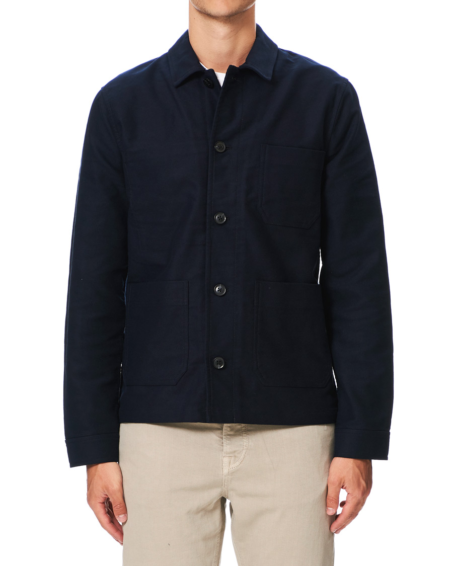 Herren | Hemden | Samsøe Samsøe | Samsøe & Samsøe Cotton Worker Jacket Sky Captain