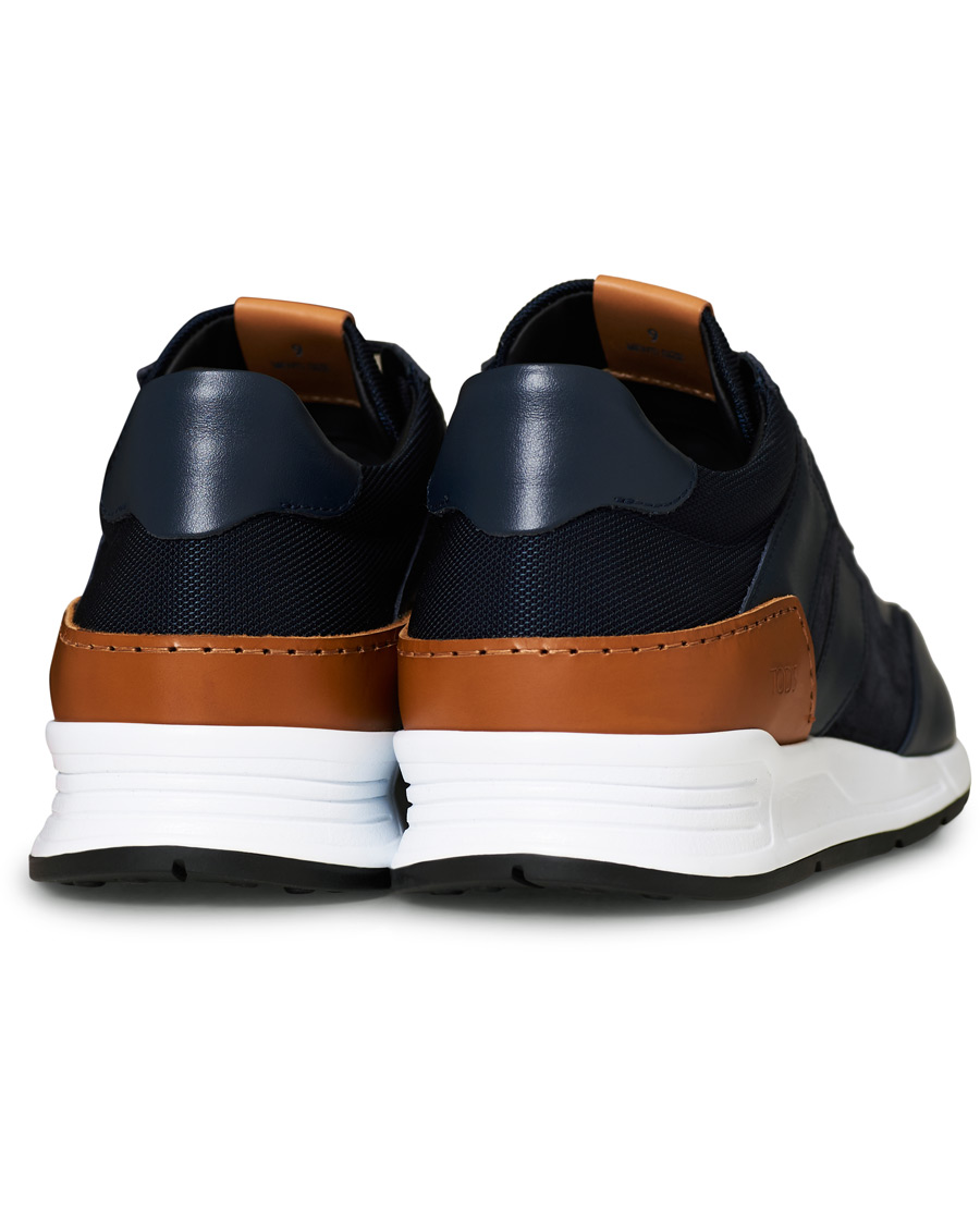 Herren | Tod's Allaciato Luxury Running Sneaker Navy Calf | Tod's | Allaciato Luxury Running Sneaker Navy Calf