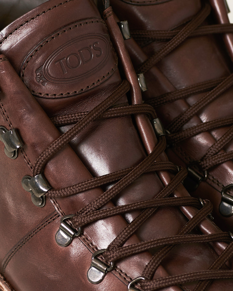 Herren | Tod's Hiking Winter Boot Dark Brown Calf | Tod's | Hiking Winter Boot Dark Brown Calf