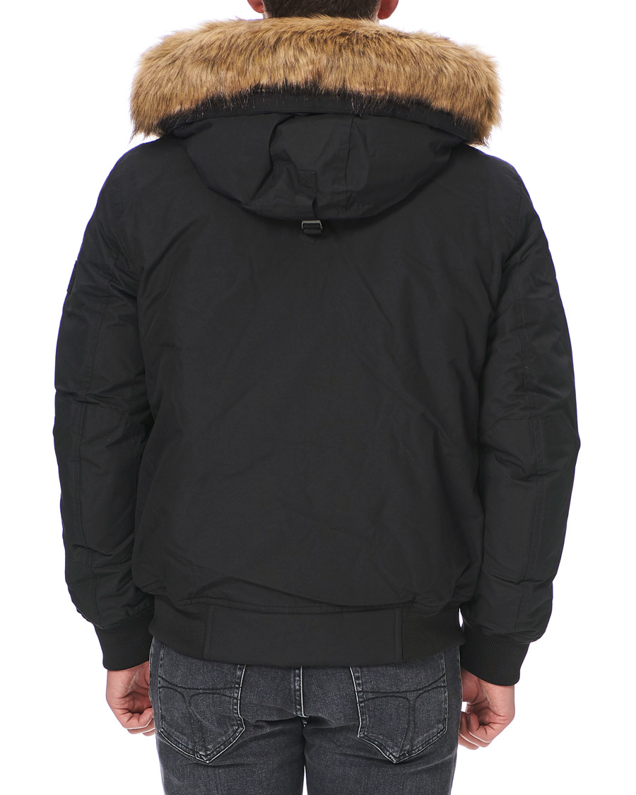 Herren | Jacken | Tommy Hilfiger | Hampton Fake Fur Down Bomber Jacket Black