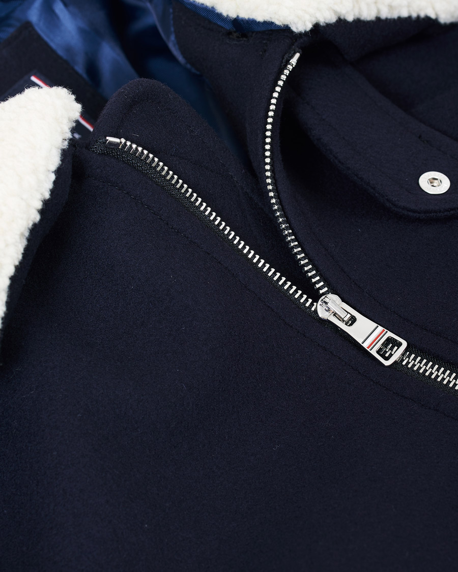 Herren | Jacken | Tommy Hilfiger | Shearling Collar Flight Jacket Desert Sky