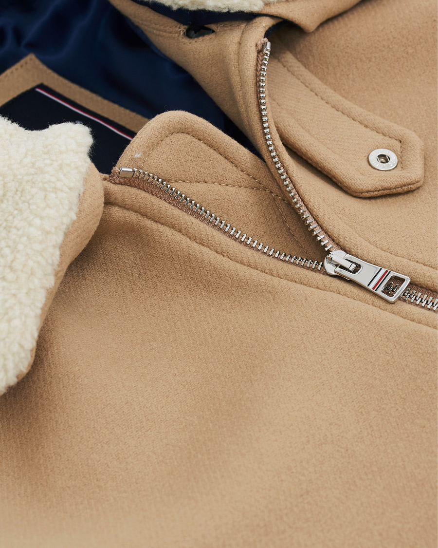 Herren | Jacken | Tommy Hilfiger | Shearling Collar Flight Jacket Classic Camel