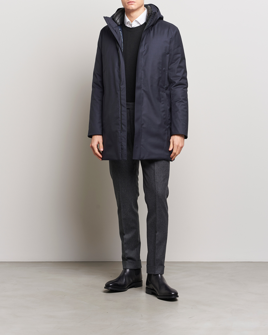 Herren | Jacken | UBR | Redox Parka Savile X Dark Navy Wool