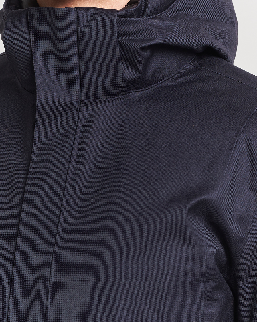 Herren | Jacken | UBR | Redox Parka Savile X Dark Navy Wool
