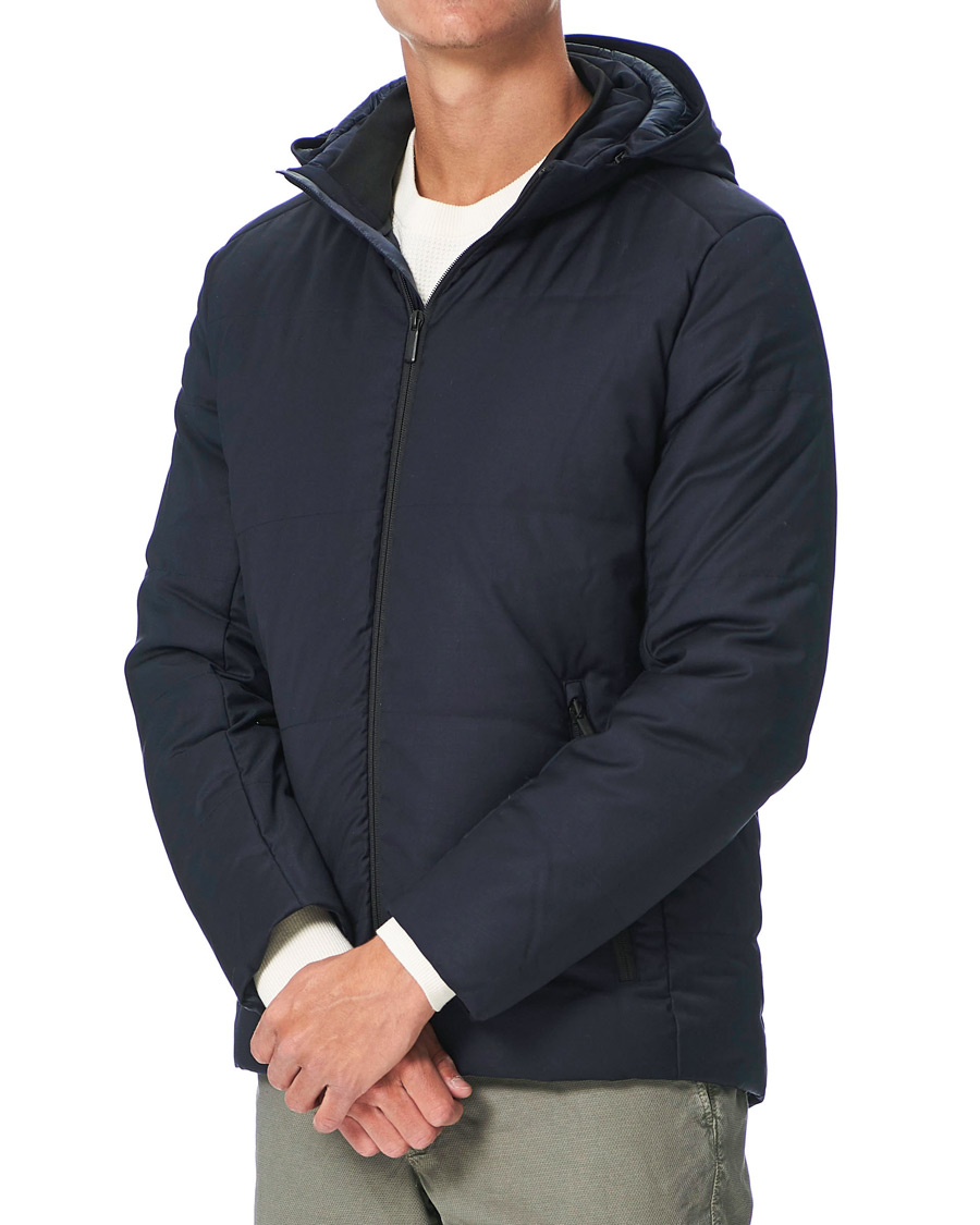 Herren | Übergangsjacken | UBR | Oxygen Down Savile Jacket Dark Navy Wool