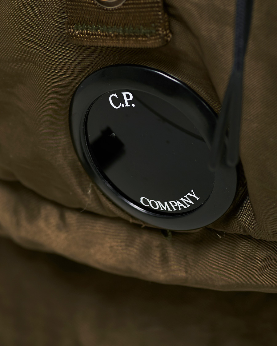Herren | C.P. Company Garmend Dyed Nylon Lens Backpack Olive | C.P. Company | Garmend Dyed Nylon Lens Backpack Olive