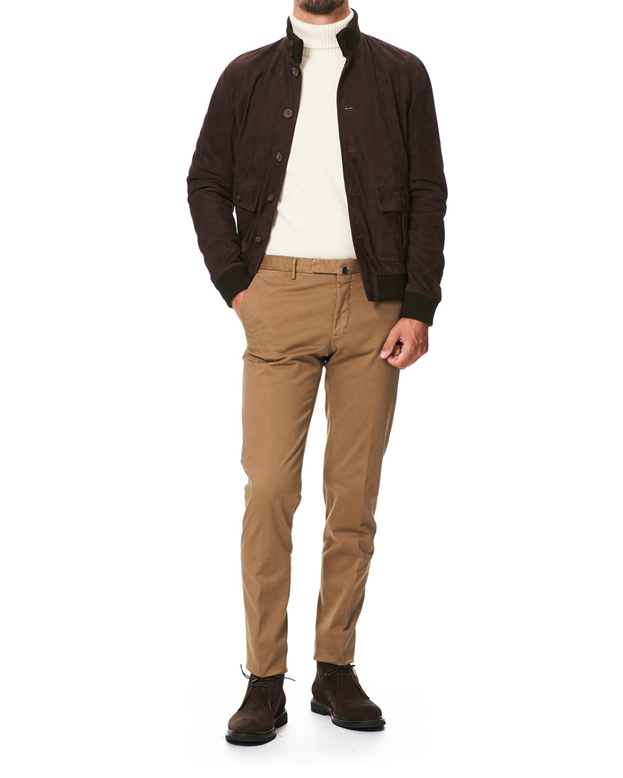 Herren | Jacken | Valstar | Valstarino Suede Jacket Dark Brown