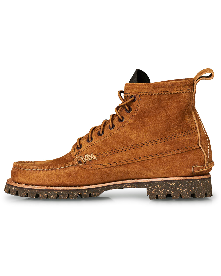Herren | Yuketen Cortina Sole Angler Boots Khaki Suede | Yuketen | Cortina Sole Angler Boots Khaki Suede