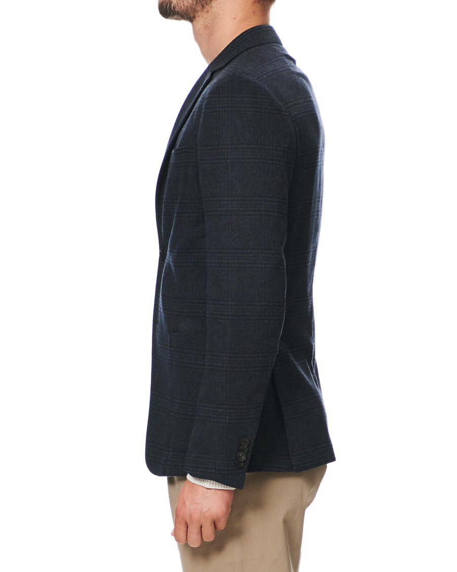 Herren | Sakkos | Z Zegna | Deconstructed Wool Blazer Navy Blue