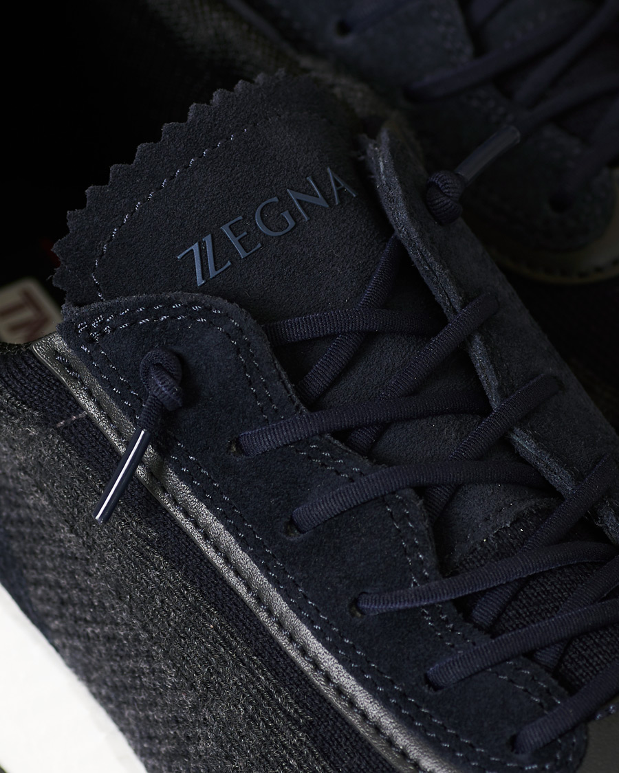 Herren | Z Zegna Piuma Running Sneaker Navy | Z Zegna | Piuma Running Sneaker Navy