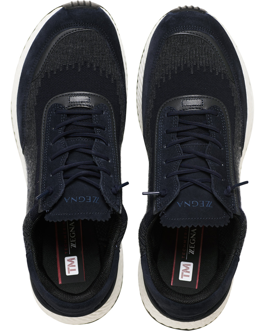 Herren | Z Zegna Piuma Running Sneaker Navy | Z Zegna | Piuma Running Sneaker Navy