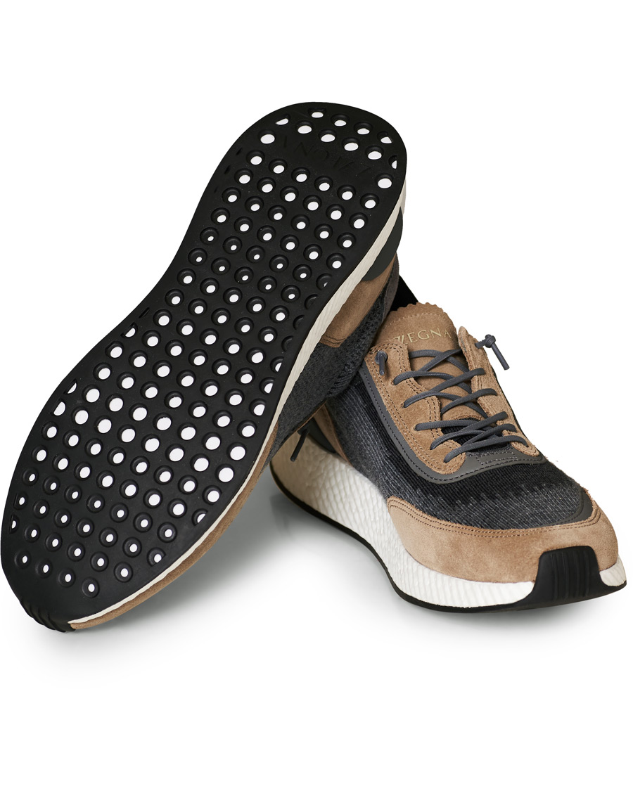 Herren | Z Zegna Piuma Running Sneaker Grey | Z Zegna | Piuma Running Sneaker Grey