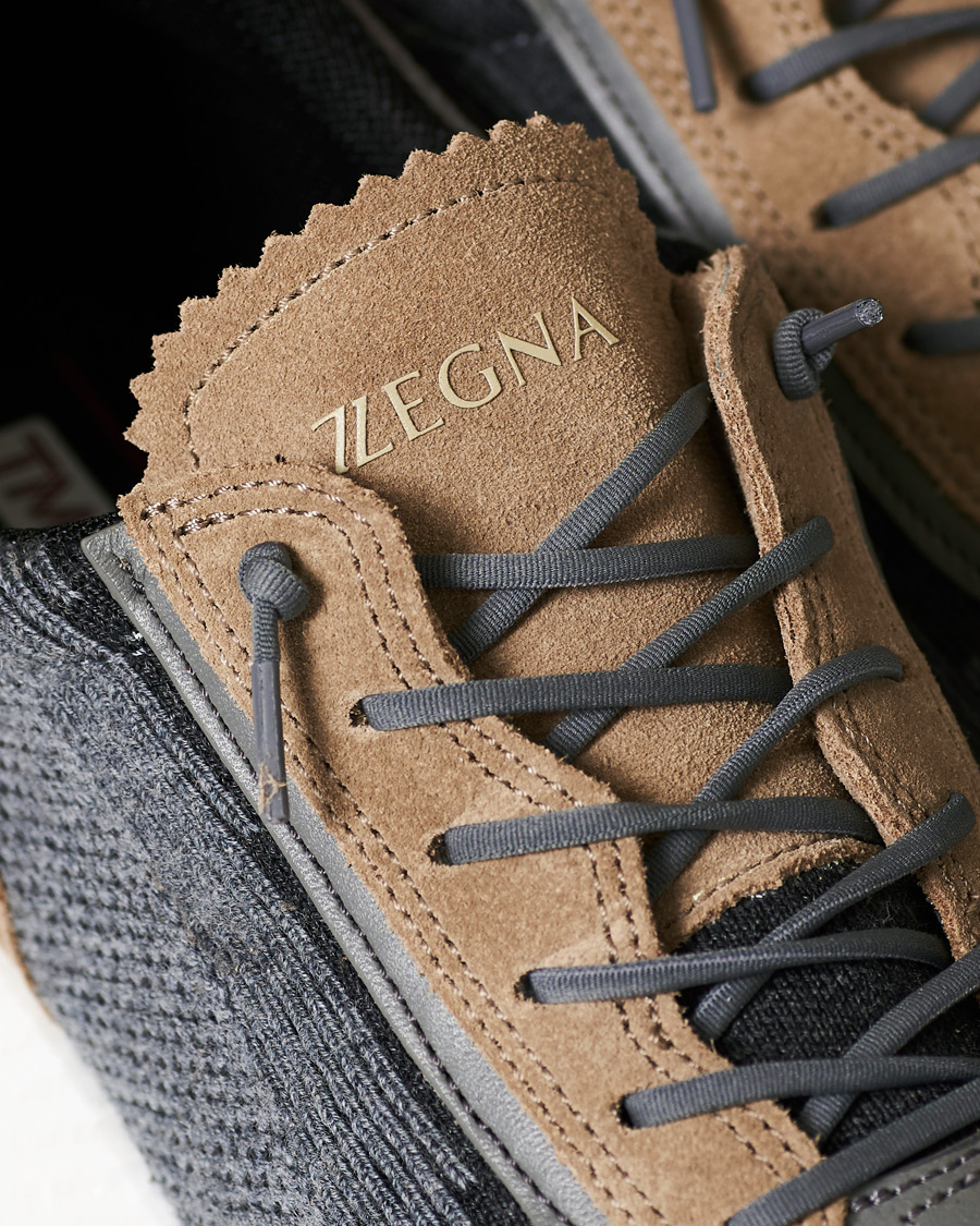 Herren | Z Zegna Piuma Running Sneaker Grey | Z Zegna | Piuma Running Sneaker Grey