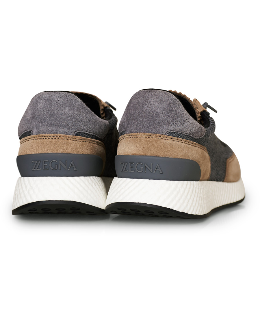 Herren | Z Zegna Piuma Running Sneaker Grey | Z Zegna | Piuma Running Sneaker Grey