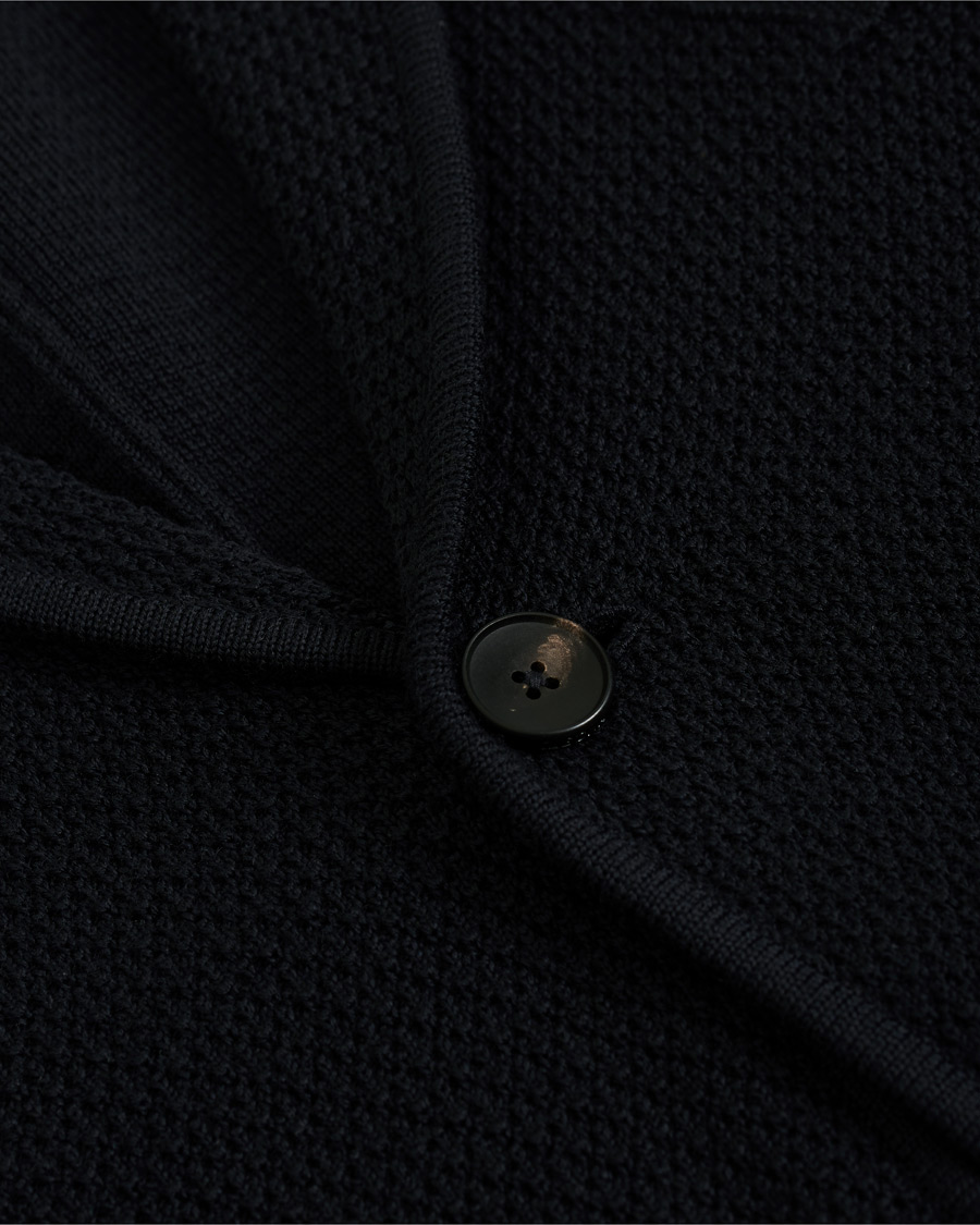 Herren | Sakkos | Z Zegna | Deconstructed Knitted Blazer Navy Blue