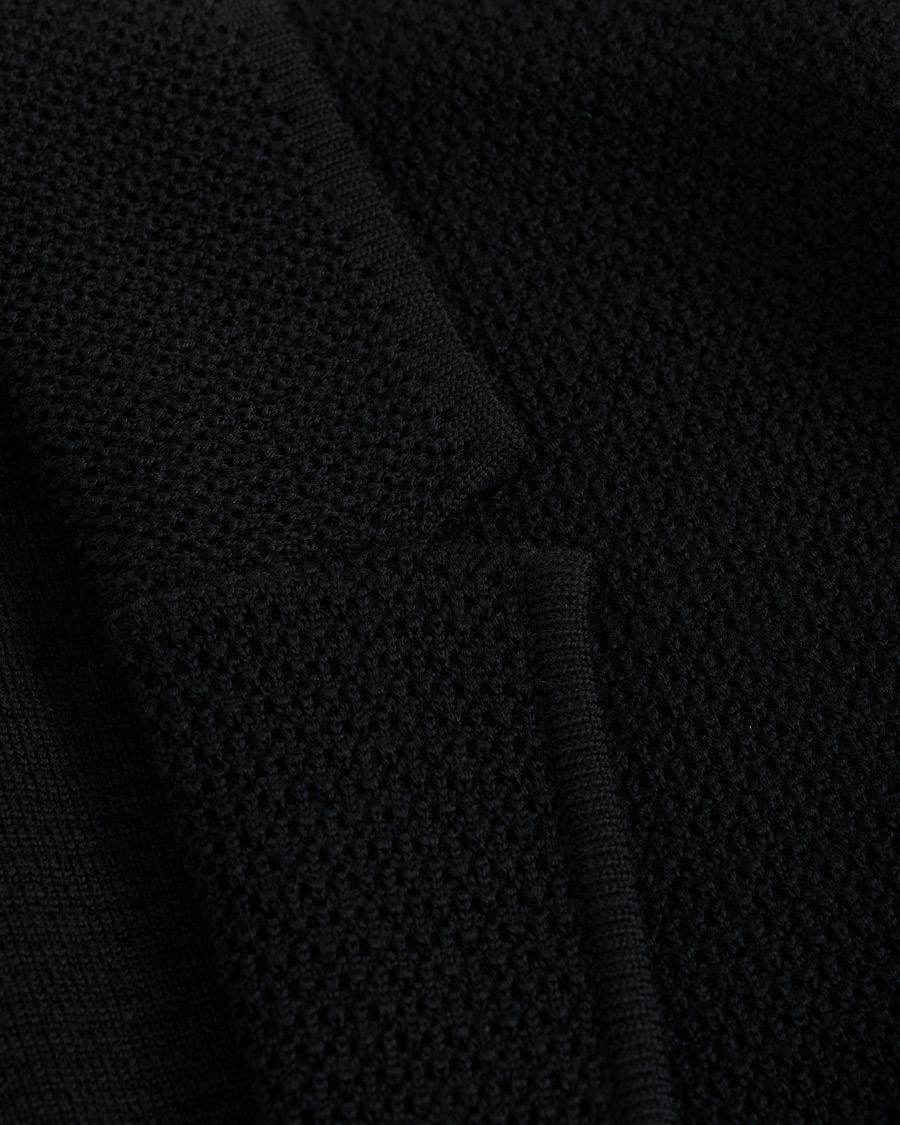 Herren | Sakkos | Z Zegna | Deconstructed Knitted Blazer Navy Blue