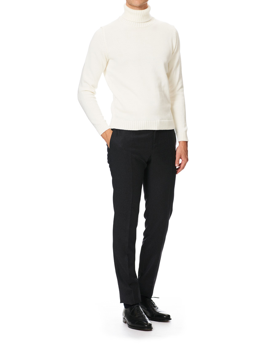 Herren | Pullover | Zanone | Virgin Merino Wool Rollneck Latte