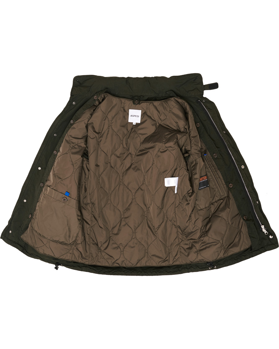 Herren | Jacken | Aspesi | M65 Garment Dyed Field Jacket Dark Green