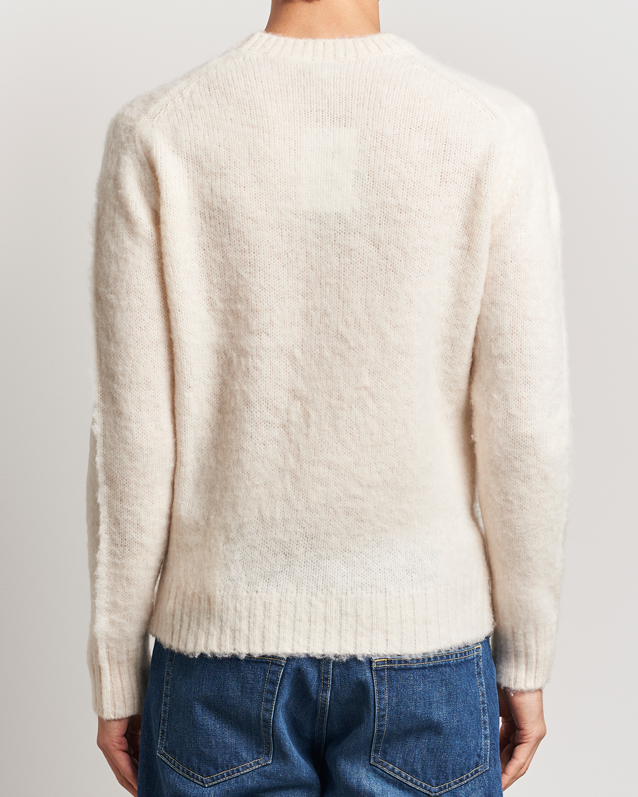 Herren | Pullover | Aspesi | Brushed Shetland Sweater Cream