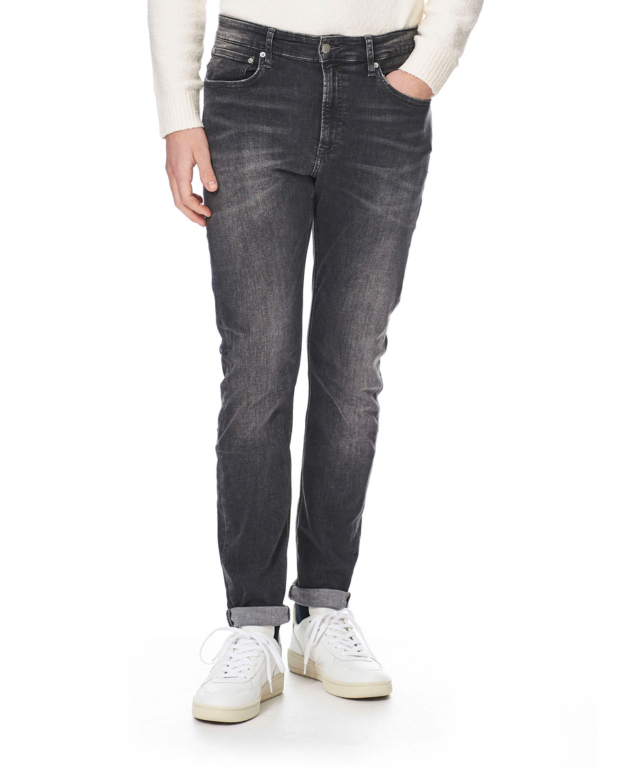 Herren | Jeans | Calvin Klein Jeans | Slim Tapered Stretch Jeans Dark Grey