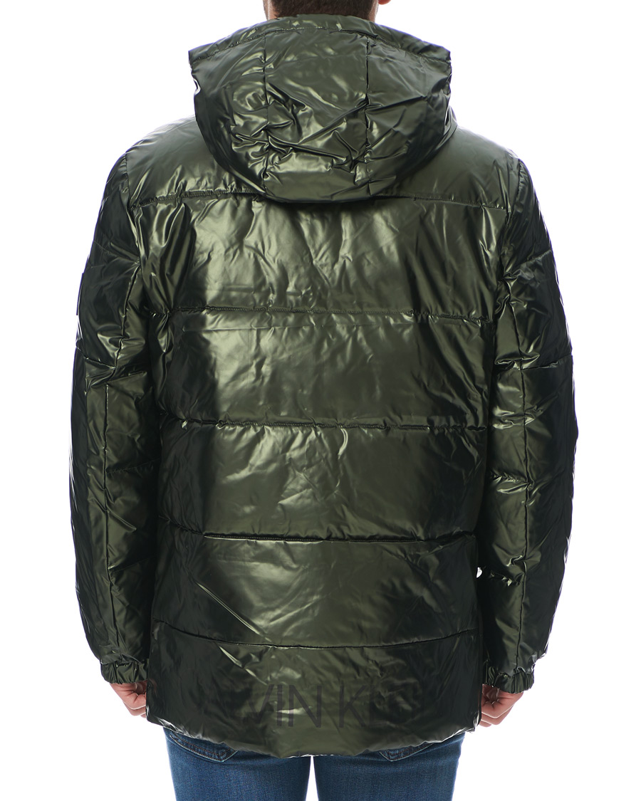 Herren | Jacken | Calvin Klein | Oily Metallic Parka Dark Olive