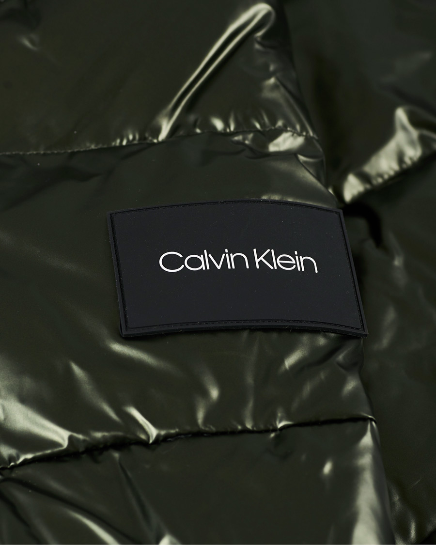 Herren | Jacken | Calvin Klein | Oily Metallic Parka Dark Olive