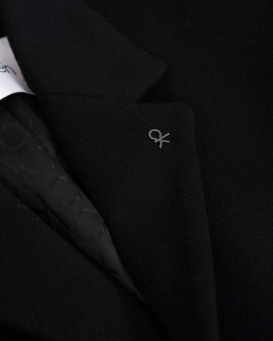 Herren | Jacken | Calvin Klein | Wool/Cashmere Coat Black