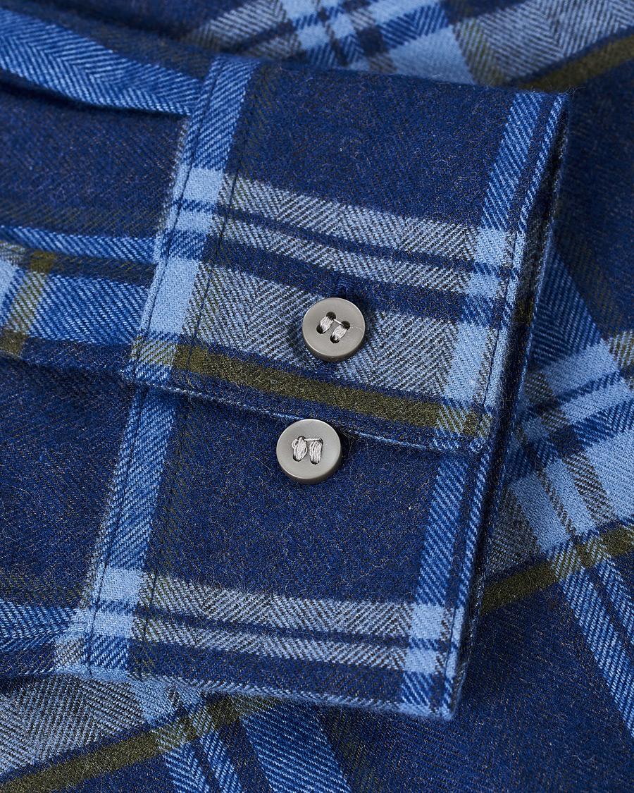 Herren | Hemden | Calvin Klein | Slim Fit Soft Touch Check Shirt Blue