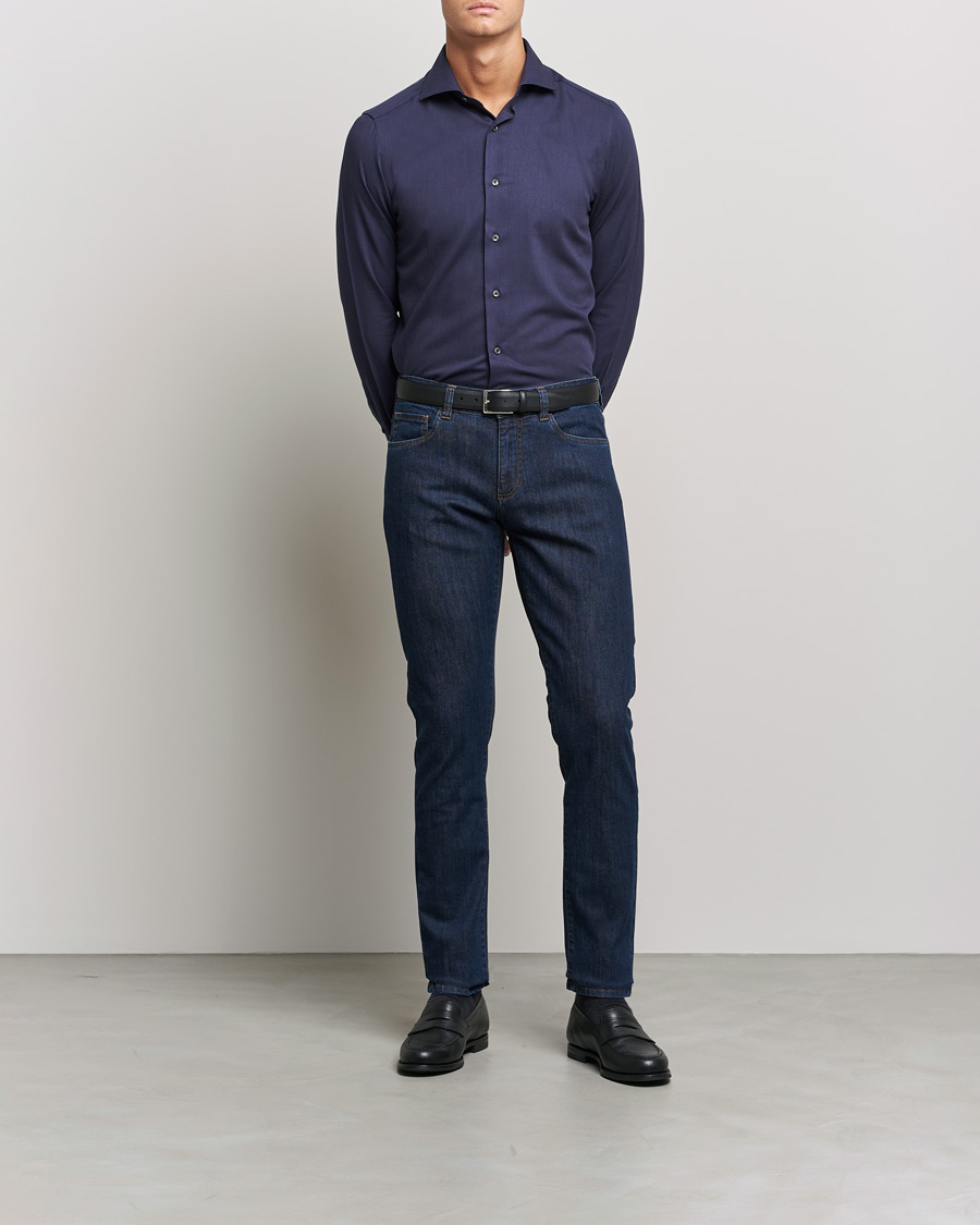 Herren | Jeans | Canali | Slim Fit Jeans  Medium Blue