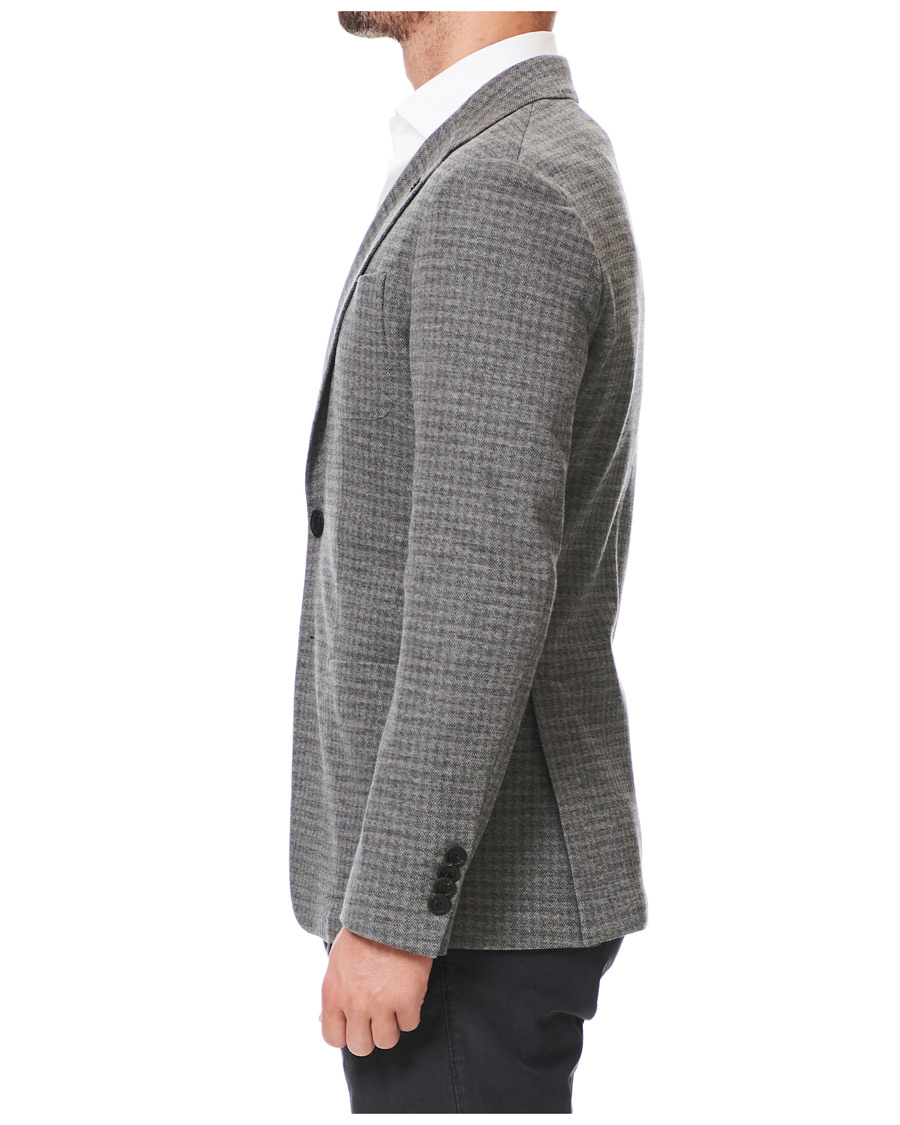 Herren | Sakkos | Canali | Wool Blend Jersey Blazer Light Grey