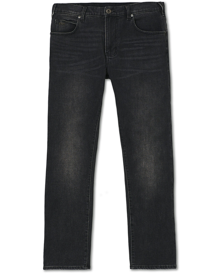 Herren | Jeans | Emporio Armani | Regular Fit Jeans Washed Black