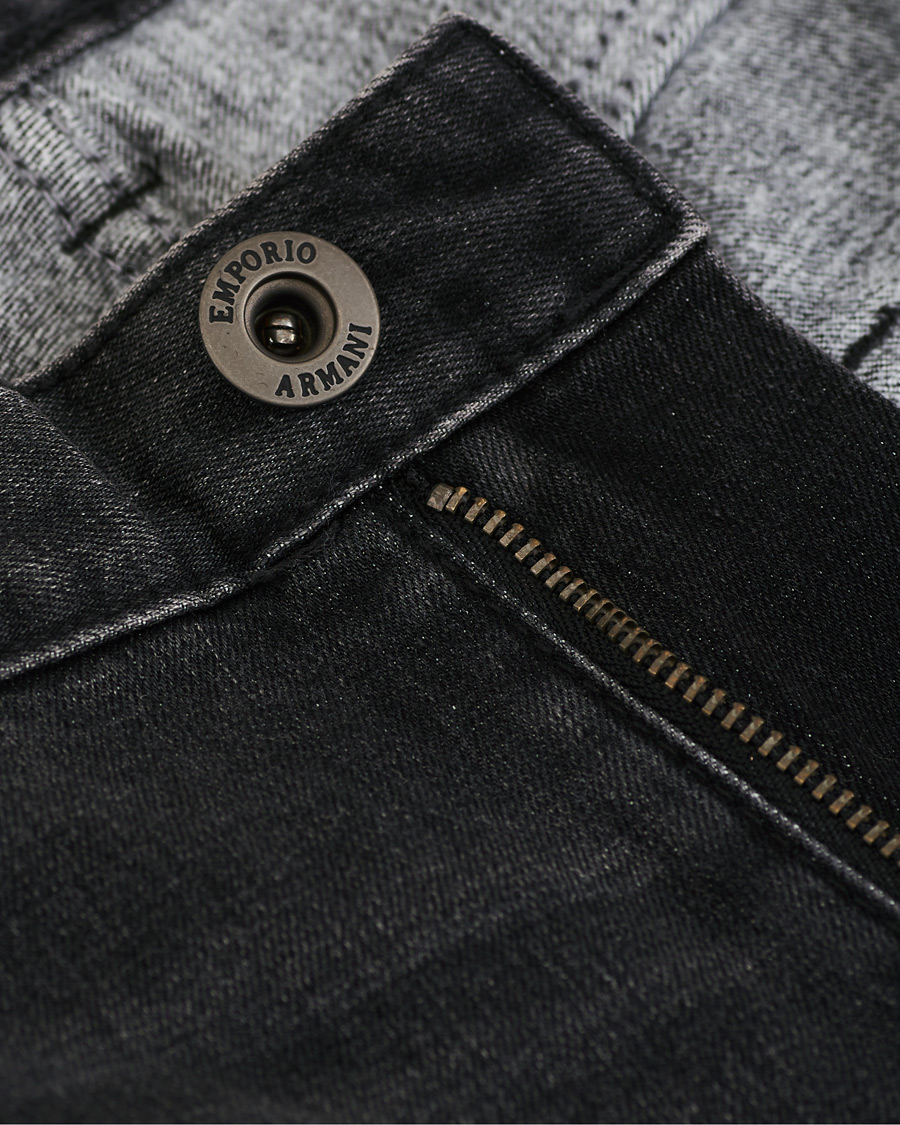 Herren | Jeans | Emporio Armani | Regular Fit Jeans Washed Black
