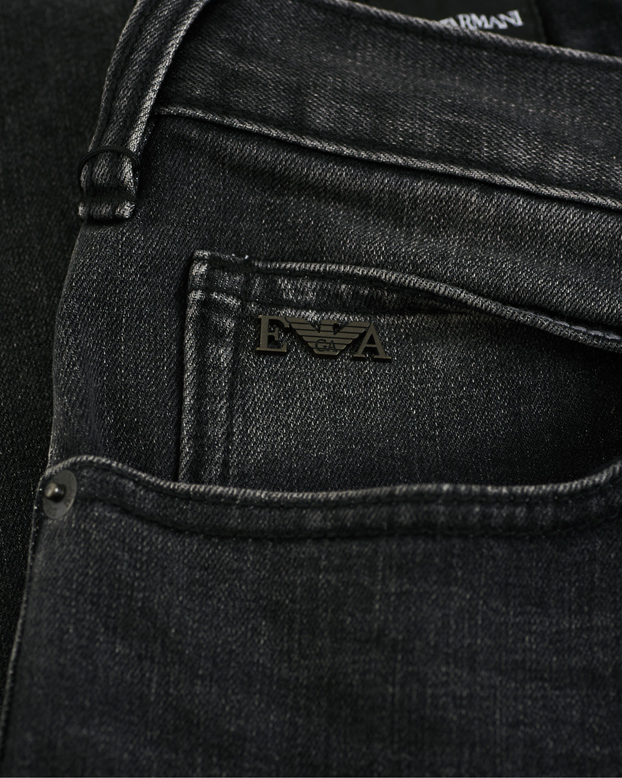 Herren | Jeans | Emporio Armani | Regular Fit Jeans Washed Black