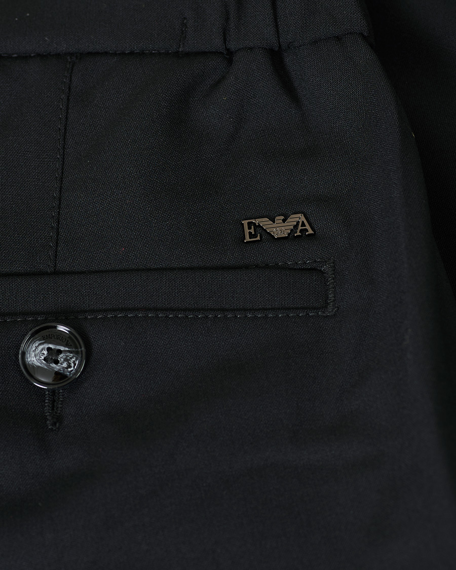 Herren | Hosen | Emporio Armani | Virgin Wool Trousers Black