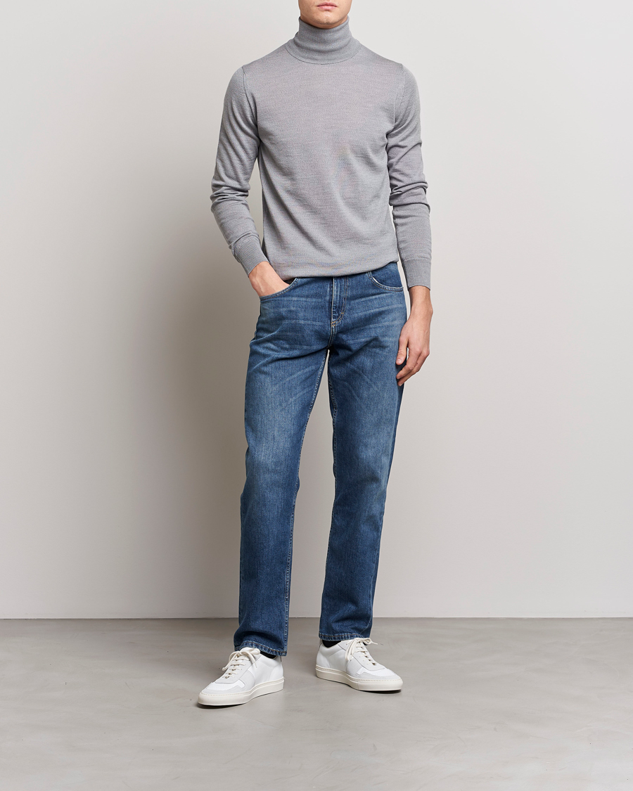 Herren | Pullover | Emporio Armani | Knitted Merio Polo Grey
