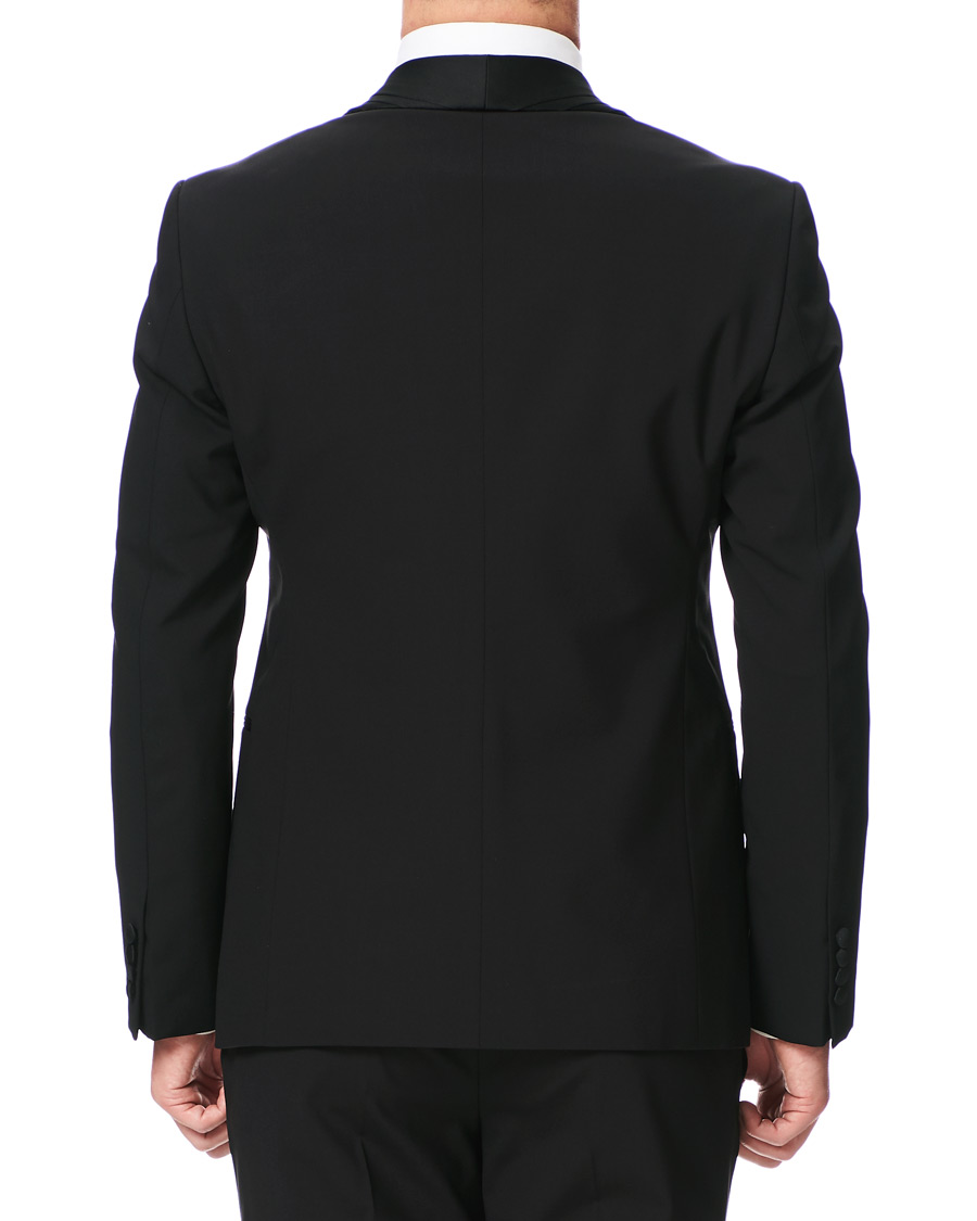 Herren | Anzüge | Emporio Armani | Slim Fit Virgon Wool Shawl Collar Tuxedo Black