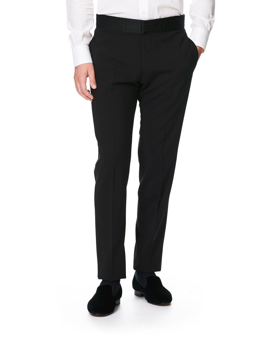 Herren | Anzüge | Emporio Armani | Slim Fit Virgon Wool Shawl Collar Tuxedo Black